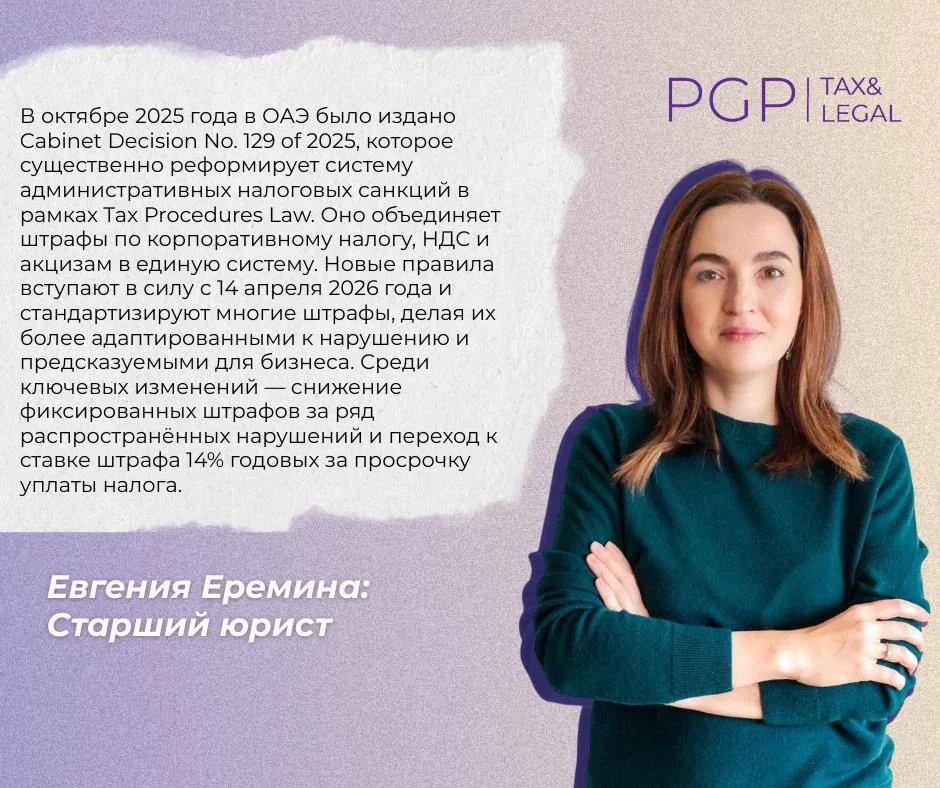 Document about Cabinet Decision No. 129 of 2025 on tax procedures and administrative tax sanctions