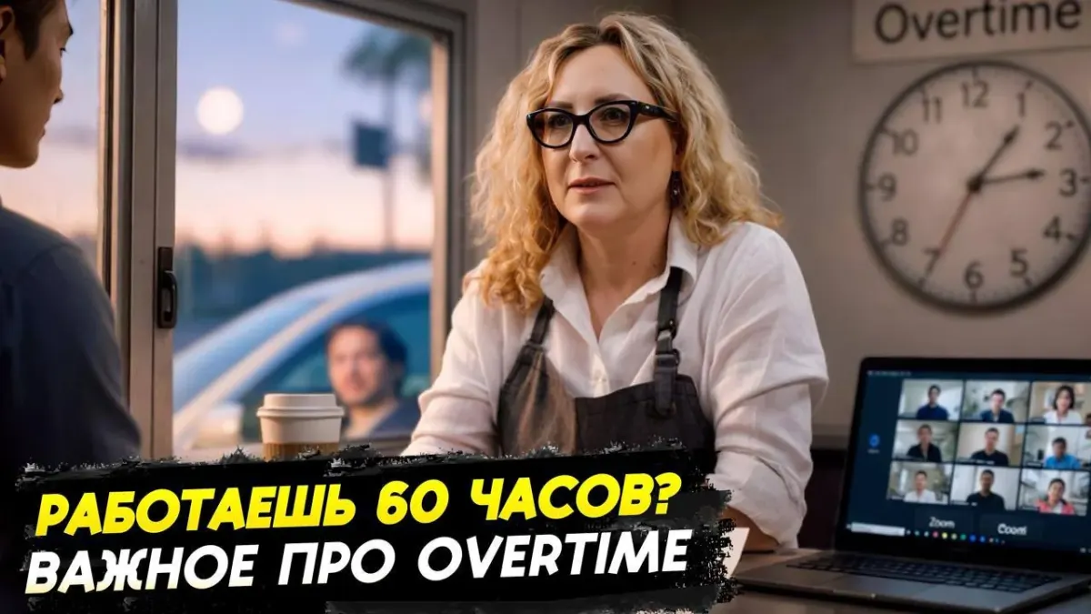 Woman in a cafe-style kitchen on a video call, representing a US citizen abroad seeking tax and residency guidance