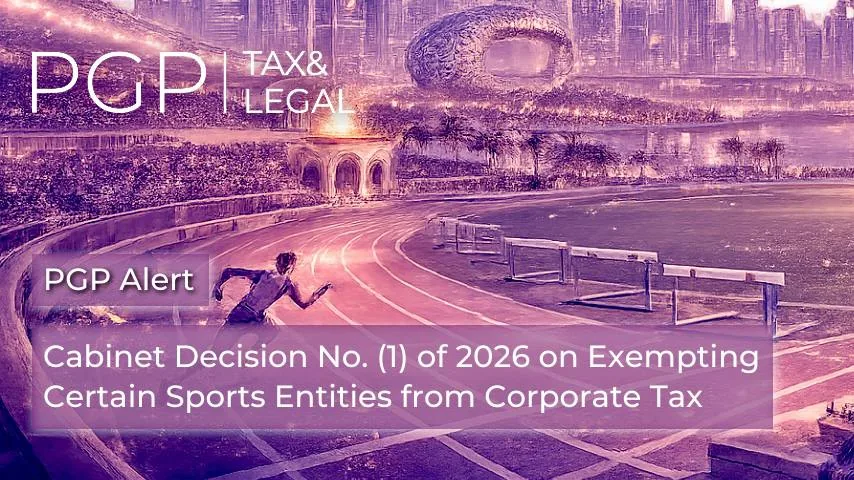 Document-style graphic with partially readable English text about certain sports entities and corporate tax